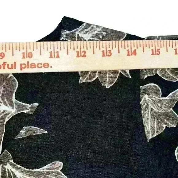 Nicole Miller Original Sz. M Linen Blend Floral Dress Business Casual Party - Picture 13 of 16